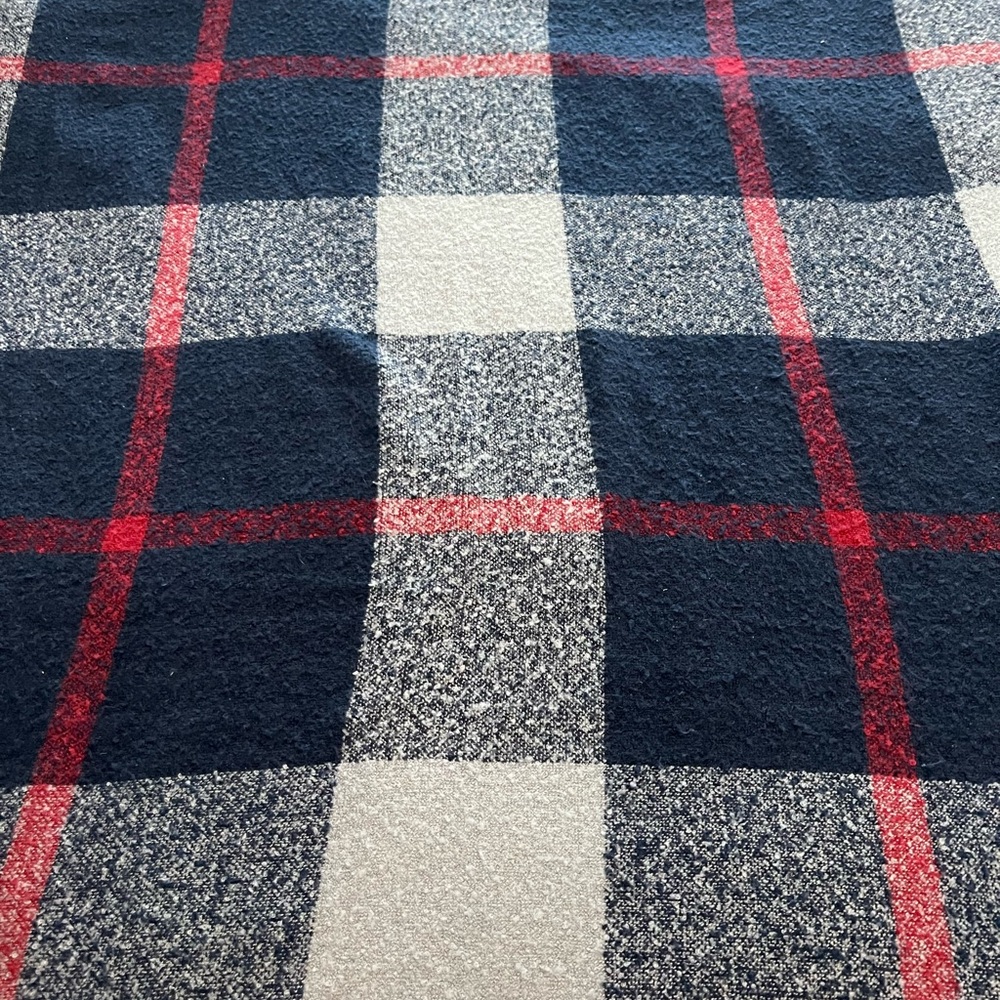 Simply Southern Blue and Gray Knit throw